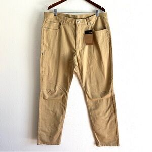 The North Face Field Pants Jeans Men's Size 38x33 Beige 5 Pocket Standard Fit